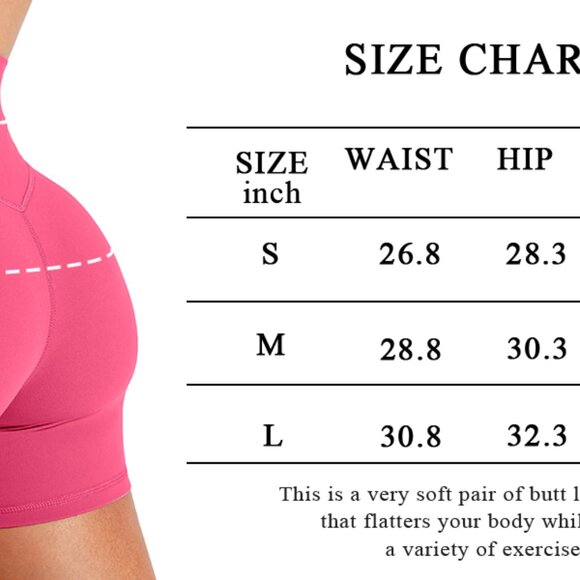 XL Unthewe‎ Women's Workout Gym Biker Shorts High Waisted Athletic Booty Yoga - Picture 7 of 9